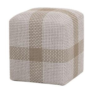   Modern European furniture - Woven Flat Rope Indoor/Outdoor Ottoman - www.oroa.com | Oroa.com