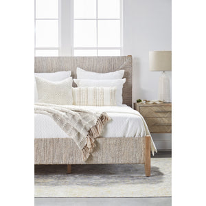   Whitewashed Abaca Rope Bed | Oroa.com