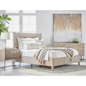   Whitewashed Abaca Rope Bed | Oroa.com