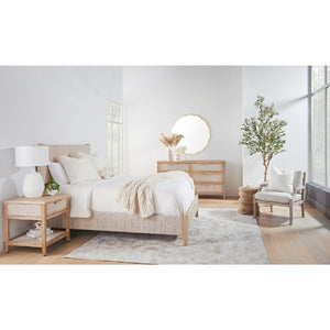   Whitewashed Abaca Rope Bed | Oroa.com