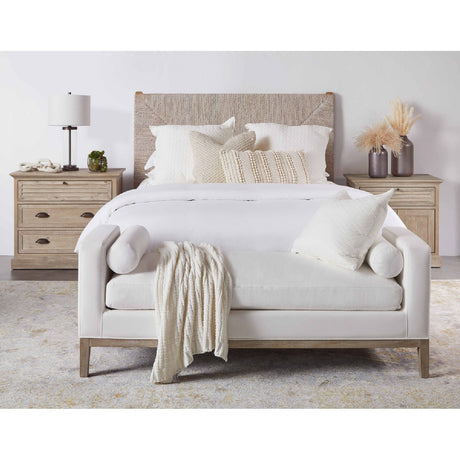 Whitewashed Abaca Rope Bed | Living Essentials Malay