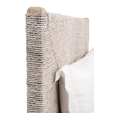 Whitewashed Abaca Rope Bed | Living Essentials Malay