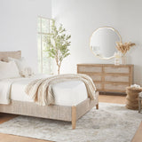 Modern European furniture - Gray Mahogany 6-Drawer Double Dresser - www.oroa.com