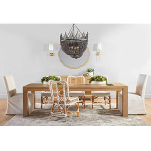   White Dining Chair Slipcovers (2) | Oroa.com