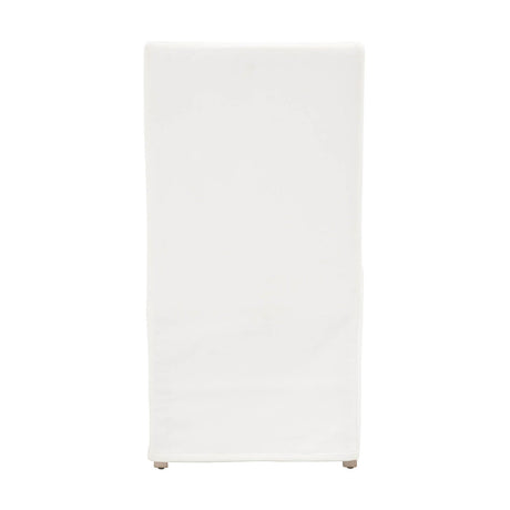 White Dining Chair Slipcovers (2) | Living Essentials Levi