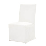 White Dining Chair Slipcovers (2) | Living Essentials Levi