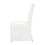 White Dining Chair Slipcovers (2) | Living Essentials Levi