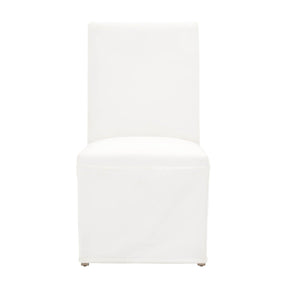 Modern European furniture - White Dining Chair Slipcovers (2) - www.oroa.com