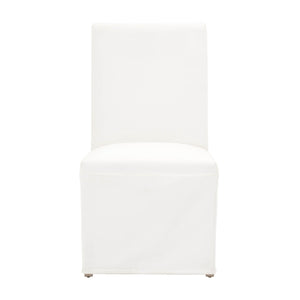   White Dining Chair Slipcovers (2) | Oroa.com