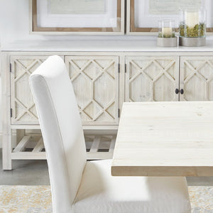   White Dining Chair Slipcovers (2) | Oroa.com