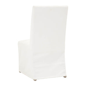   White Dining Chair Slipcovers (2) | Oroa.com