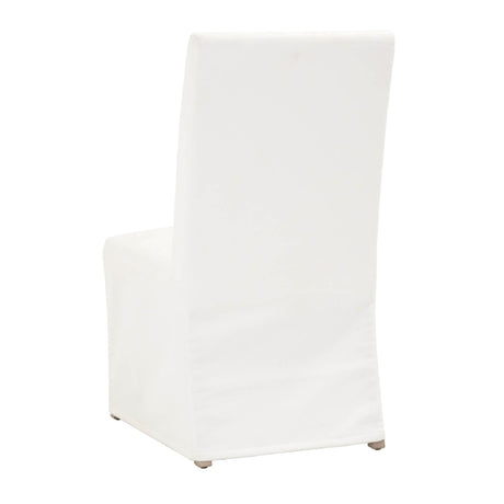 White Dining Chair Slipcovers (2) | Living Essentials Levi