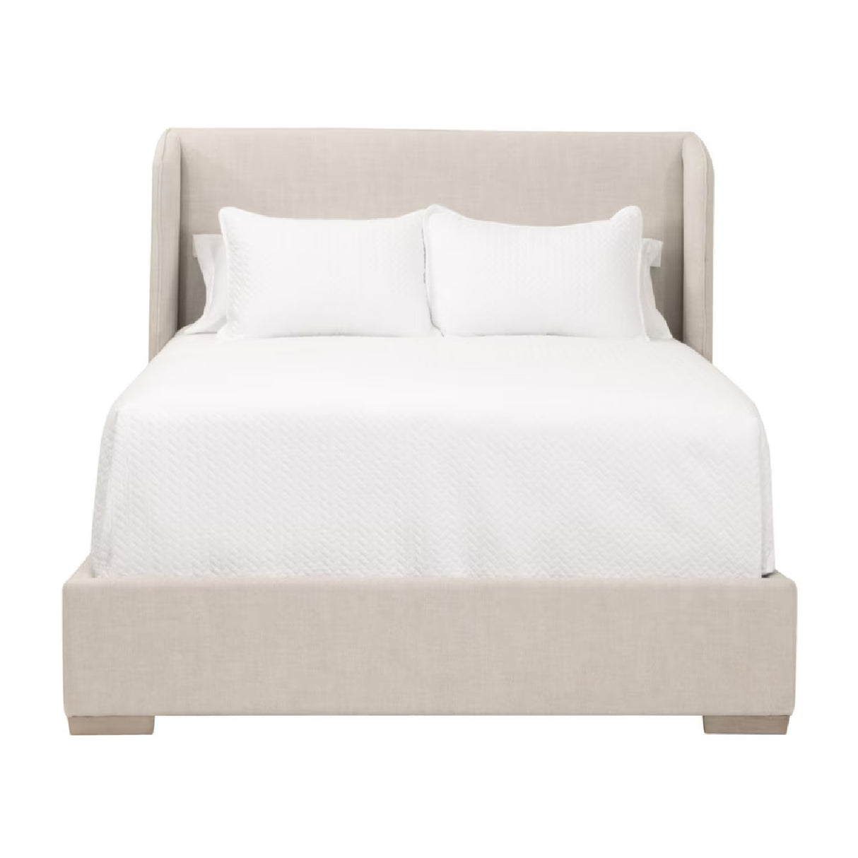   Modern European furniture - Winged Headboard Kind Bed - www.oroa.com | Oroa.com