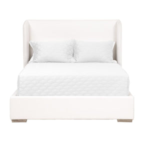 Modern European furniture - Winged Headboard Kind Bed - www.oroa.com