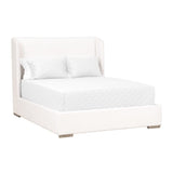 Modern European furniture - Winged Headboard Kind Bed - www.oroa.com