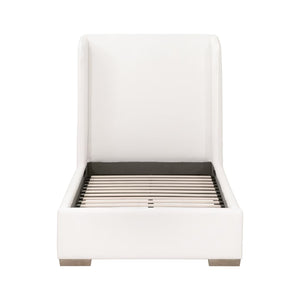   White Upholstered Twin Bed | Oroa.com