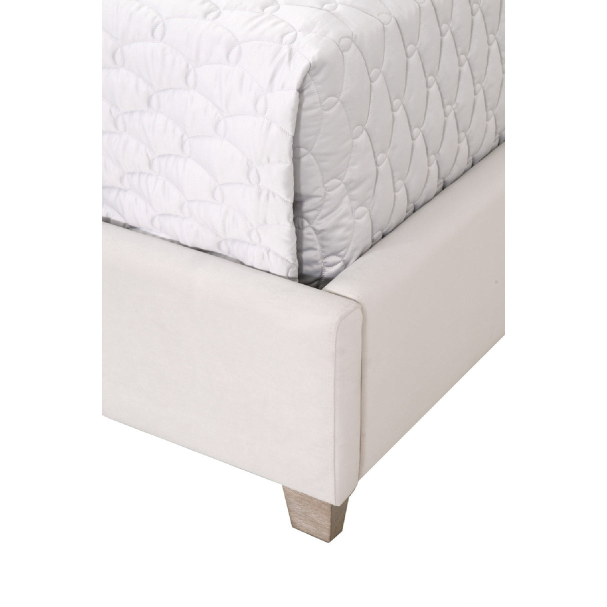   Channeled Velvet King Bed | Oroa.com
