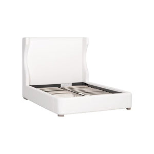   Wing-Shaped Headboard Queen Bed | Oroa.com