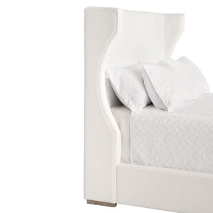   Wing-Shaped Headboard Queen Bed | Oroa.com