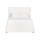 Wing-Shaped Headboard Queen Bed | Living Essentials Balboa