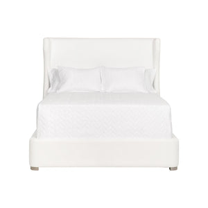   Wing-Shaped Headboard Queen Bed | Oroa.com
