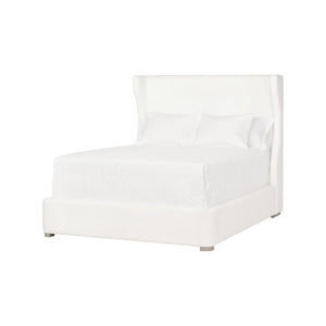   Wing-Shaped Headboard Queen Bed | Oroa.com