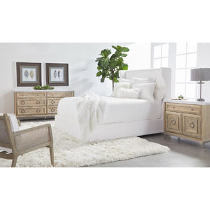   White Upholstered Bed | Oroa.com