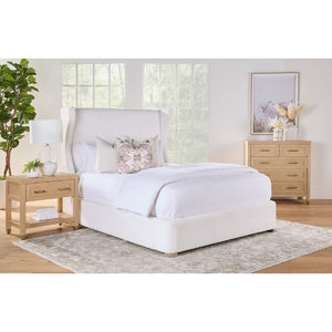   White Upholstered Bed | Oroa.com