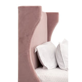 Velvet Winged Twin Bed | Living Essentials Balboa