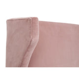 Velvet Winged Twin Bed | Living Essentials Balboa