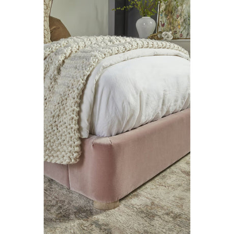 Velvet Winged Twin Bed | Living Essentials Balboa