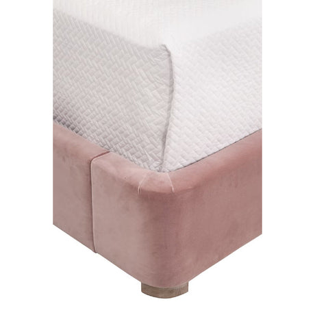 Velvet Winged Twin Bed | Living Essentials Balboa