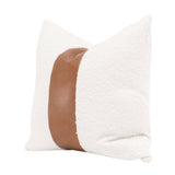 White Boucle Leather Pillows (2) | Living Essentials The Split Decision