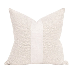 Modern European furniture - Cream Linen Stripe Pillows (2) - www.oroa.com