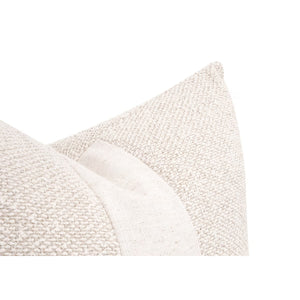   Cream Linen Stripe Pillows (2) | Oroa.com