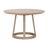 Round Oak Dining Table | Living Essentials Reeves