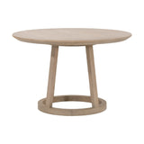 Round Oak Dining Table | Living Essentials Reeves