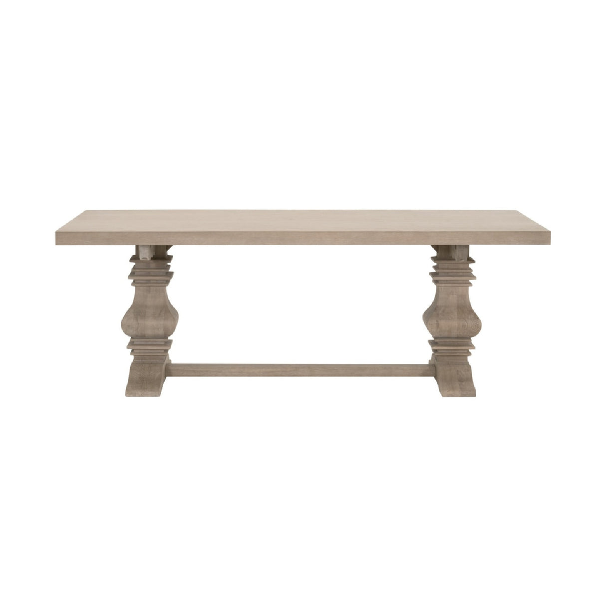  Extendable Gray Oak Dining Table | Oroa.com