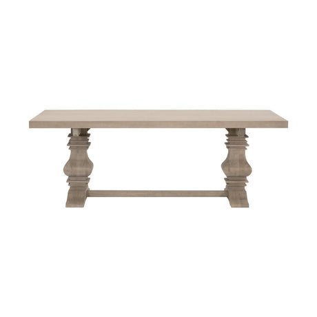 Extendable Gray Oak Dining Table | Living Essentials Monastery