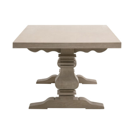 Extendable Gray Oak Dining Table | Living Essentials Monastery