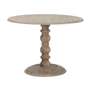   Gray Pine Round Dining Table | Oroa.com