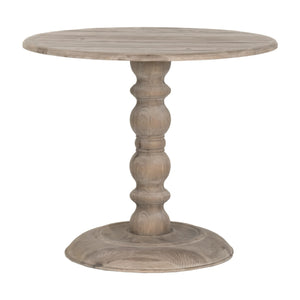   Gray Pine Round Dining Table | Oroa.com
