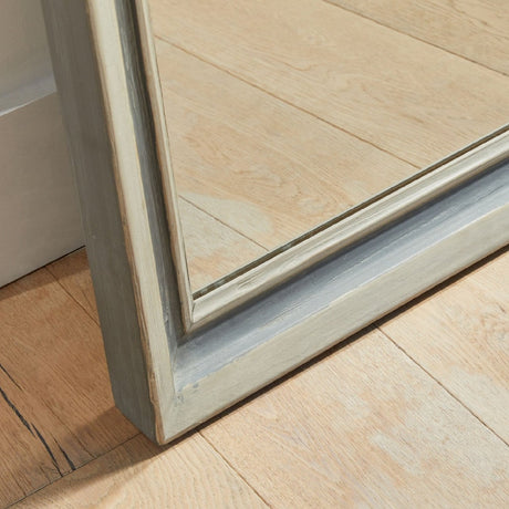 Two-Toned Pine Mirror | Living Essentials Caden