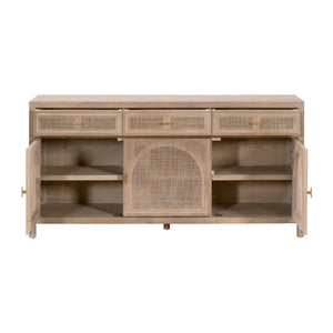   Smoked Gray Oak Media Sideboard | Oroa.com