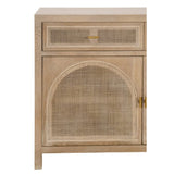 Smoked Gray Oak Media Sideboard | Living Essentials Cane