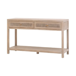   Gray Oak 2-Drawer Console Table | Oroa.com