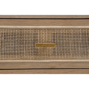   Smoked Gray Oak Media Cabinet | Oroa.com