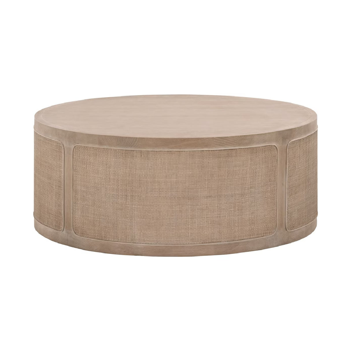   Gray Oak Round Coffee Table | Oroa.com