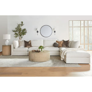   Gray Oak Round Coffee Table | Oroa.com