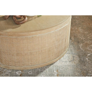   Gray Oak Round Coffee Table | Oroa.com